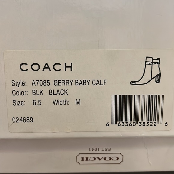 Coach boots sz 6.5 - Picture 4 of 4